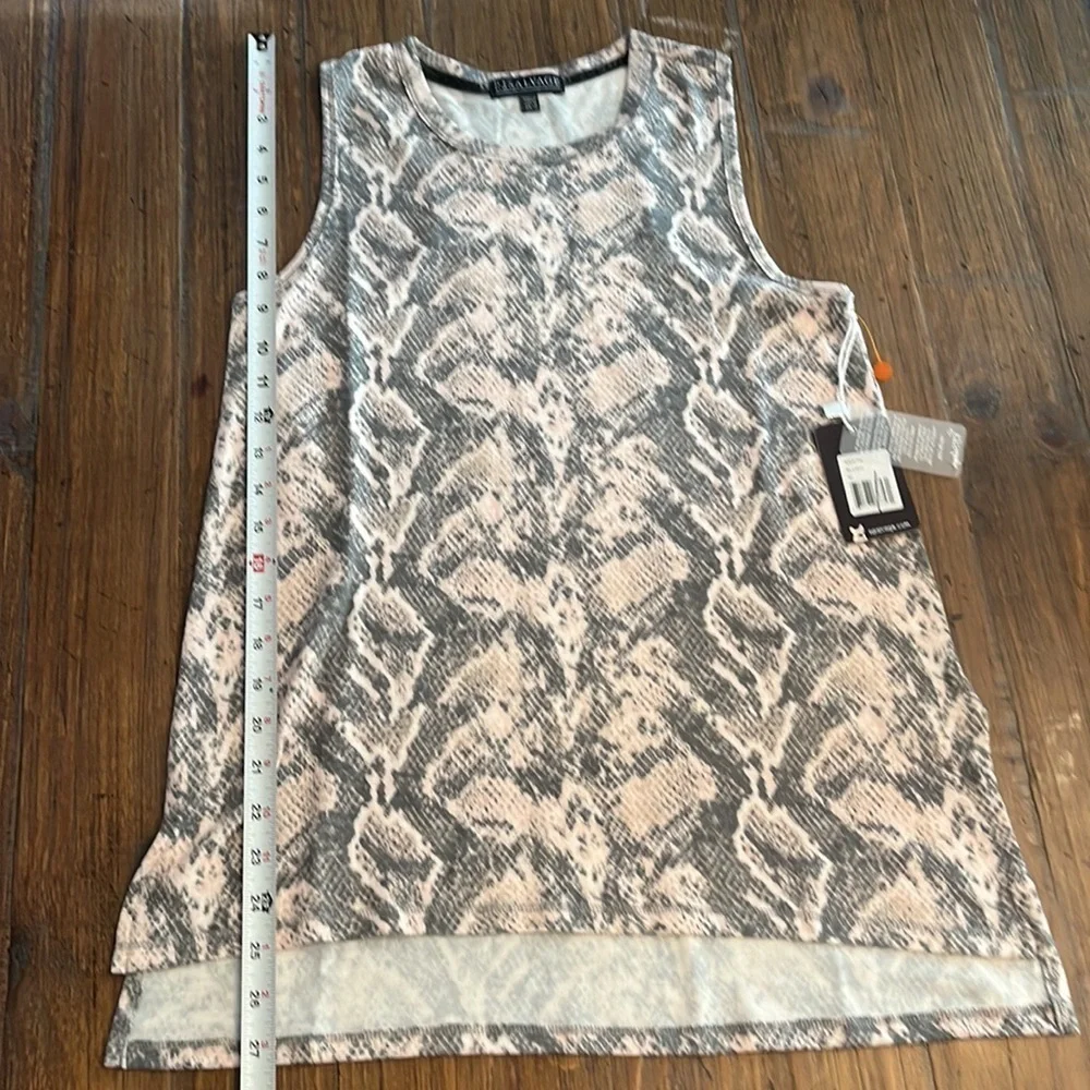 𝅺PJ Salvage Animal Instincts tank in‎ Blush NWT